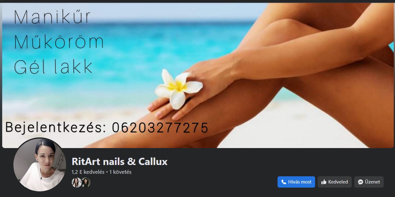 RitArt nails & Callux logó