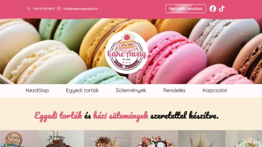 Cake Away by Niki Cukrászműhely logó